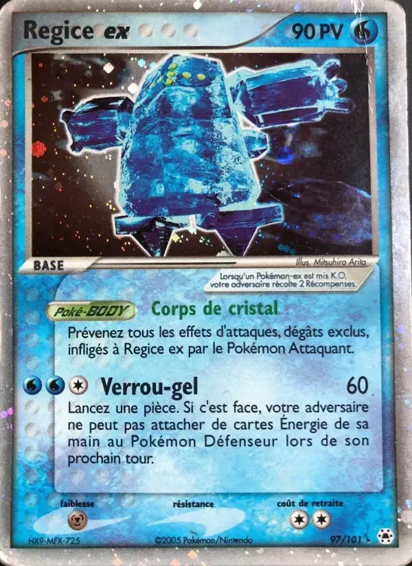 Carte Pokémon Regice ex #97 — Légendes Oubliées