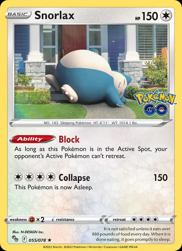 Snorlax #055 — Pokémon GO