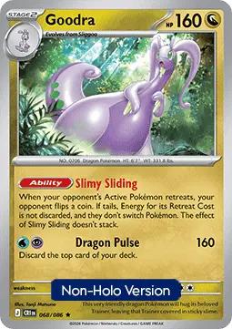 Goodra #068 Non Holo — Chaos Rising