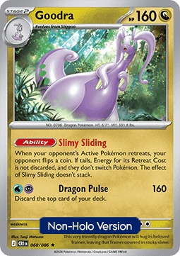 Goodra #068 Non Holo — Chaos Rising