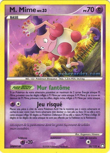 Carte Pokémon M. Mime #30 — Trésors Mystérieux