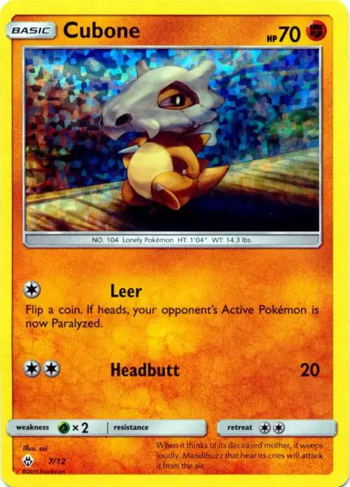Cubone #7 — 2018 McDonald's Collection
