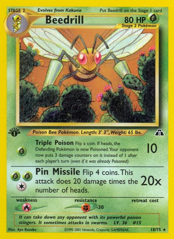 Beedrill #18 — Neo Discovery