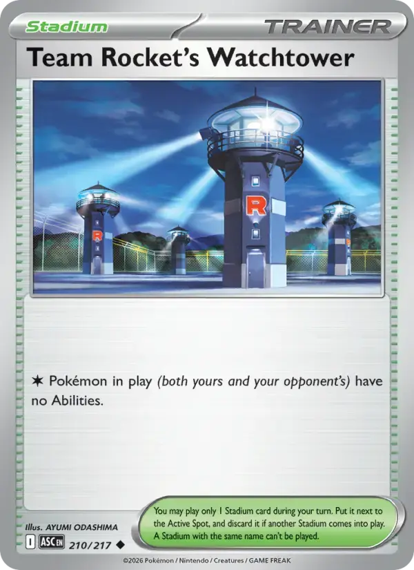 Team Rocket's Watchtower #210 — Ascended Heroes