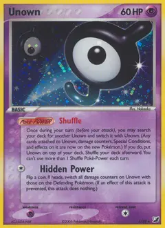 Carte Pokémon Zarbi #J — Forces Cachées
