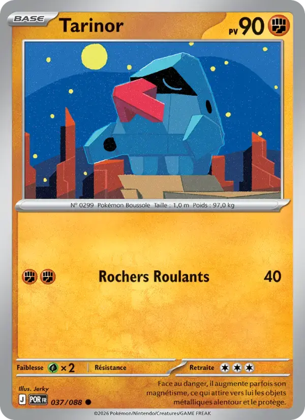 Carte Pokémon Tarinor #037 — Équilibre Parfait