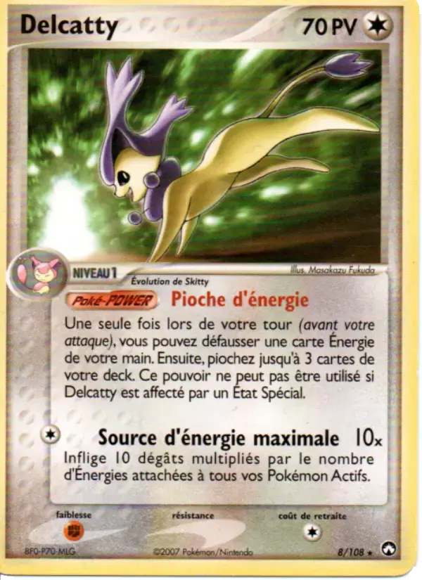 Carte Pokémon Delcatty #8 — Gardiens du Pouvoir