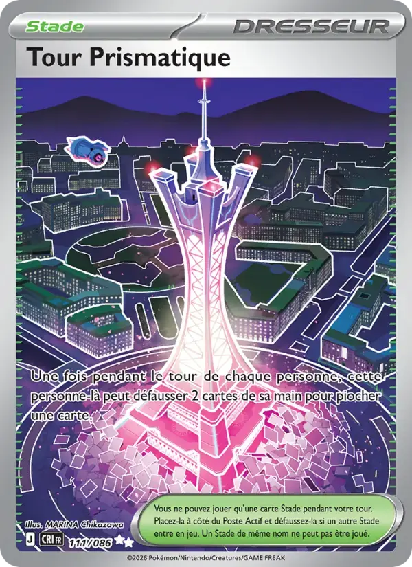 Carte Pokémon Tour Prismatique #111 — Chaos Ascendant