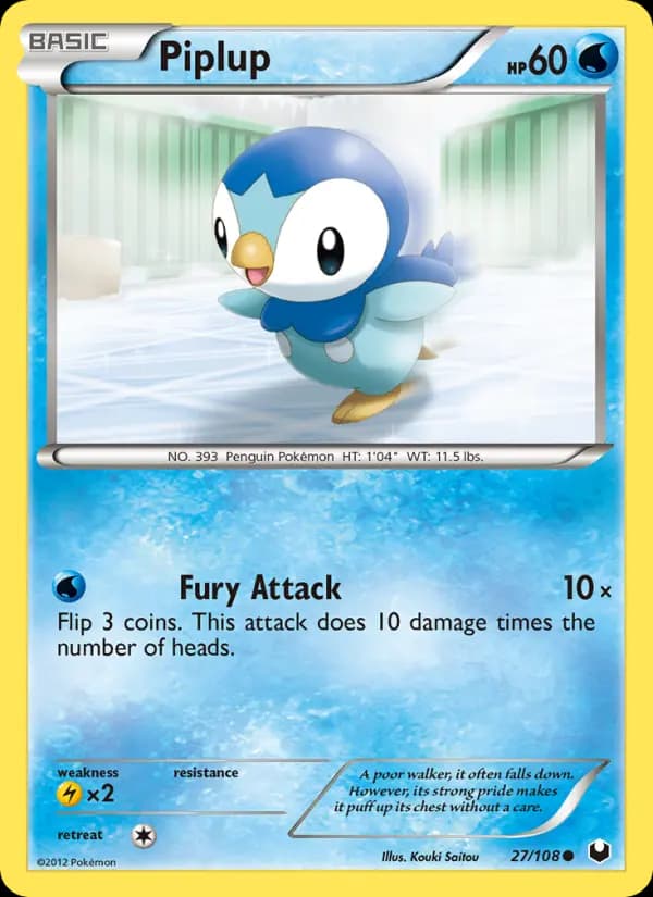 Piplup #27 — Dark Explorers