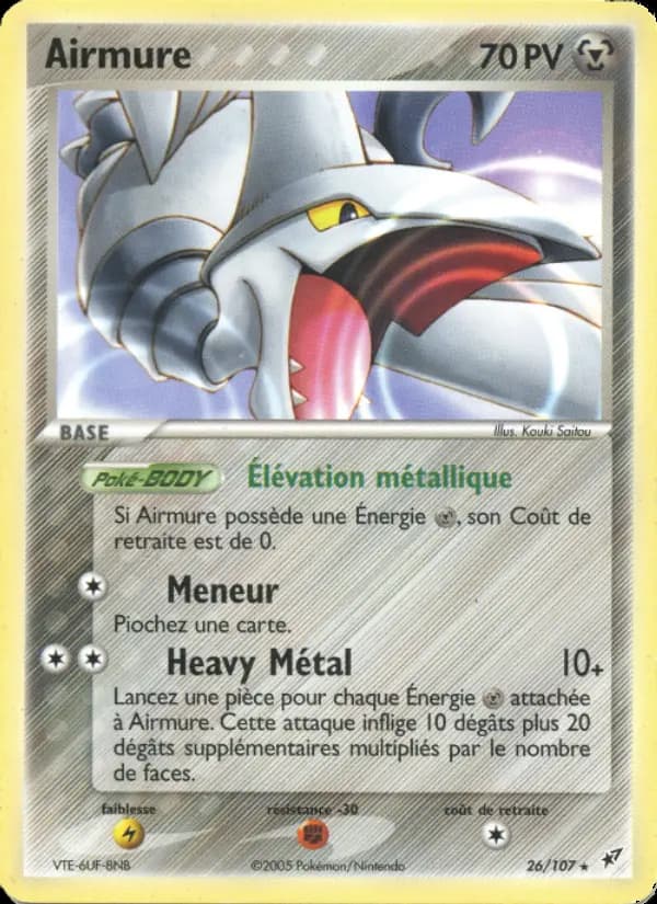 Carte Pokémon Airmure #26 — Deoxys