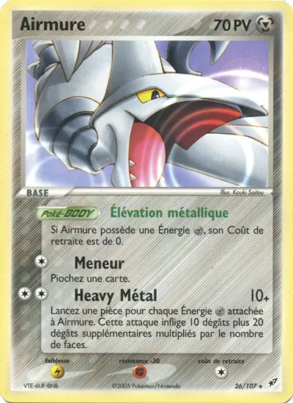 Carte Pokémon Airmure #26 — Deoxys