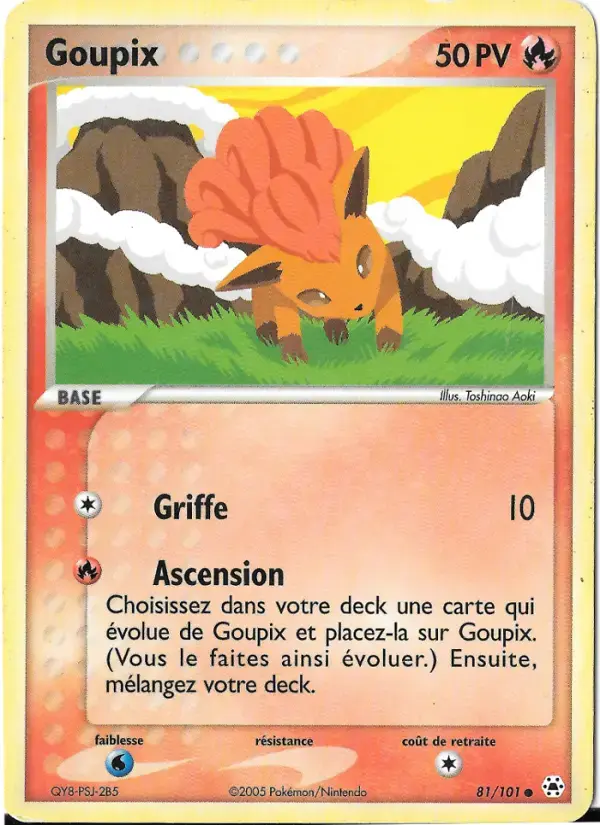 Carte Pokémon Goupix #81 — Légendes Oubliées