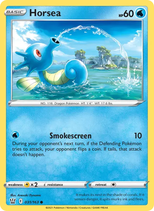 Horsea #31 — Battle Styles