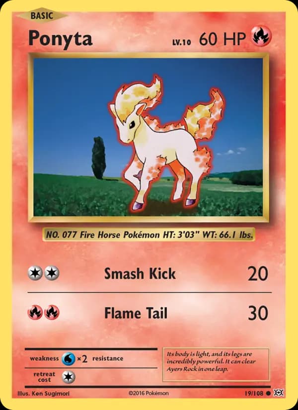 Ponyta #19 — Evolutions