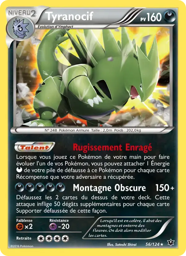 Carte Pokémon Tyranocif #56 — Impact des Destins