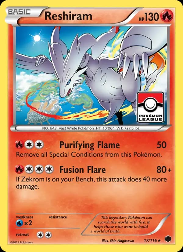 Reshiram #17 — Plasma Freeze