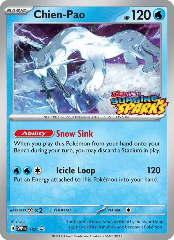Chien-Pao #152 — Scarlet & Violet Promos
