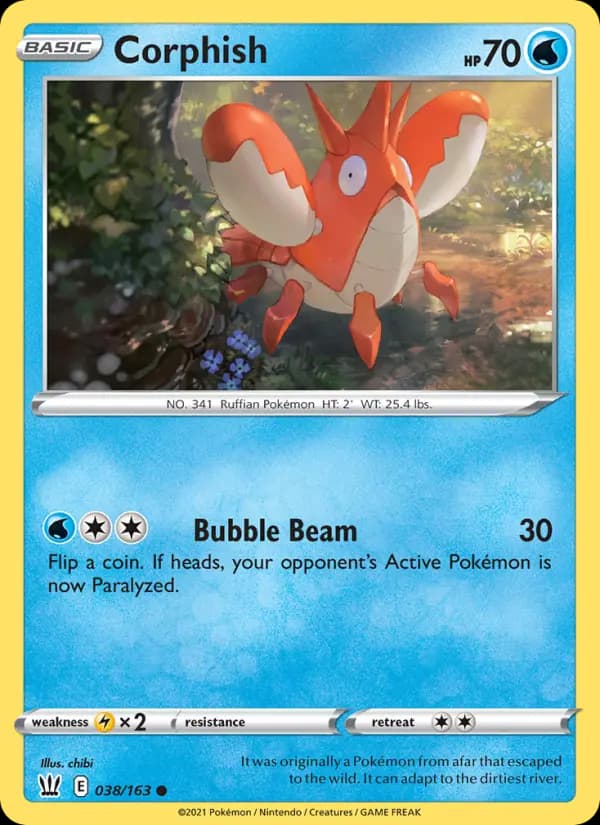 Corphish #38 — Battle Styles