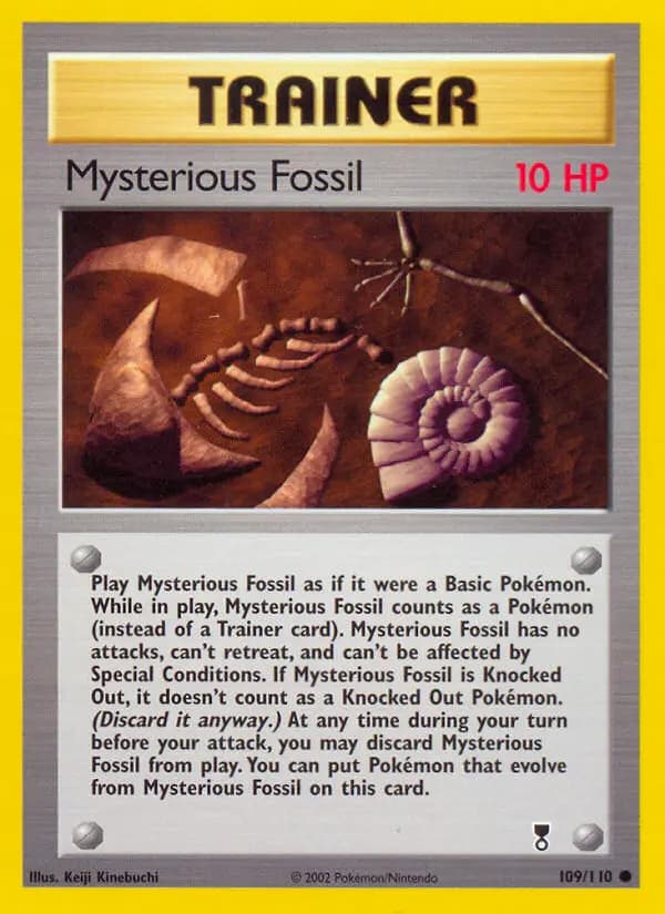 Mysterious Fossil #109 — Legendary Collection