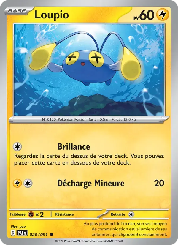 Carte Pokémon Loupio #020 — Destinées de Paldea