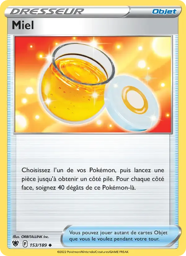 Carte Pokémon Miel #153 — Astres Radieux