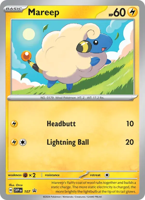 Mareep #107 — Scarlet & Violet Promos