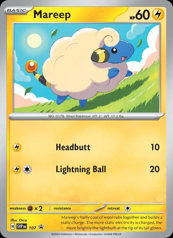 Mareep #107 — Scarlet & Violet Promos