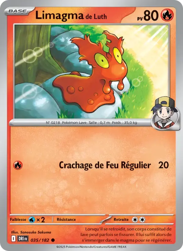 Carte Pokémon Limagma de Luth #035 — Rivalités Destinées