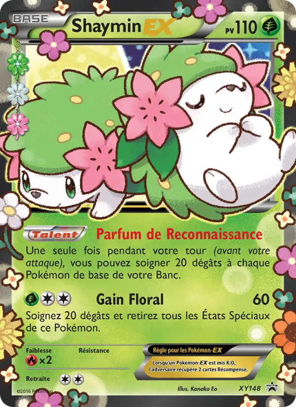 Carte Pokémon Shaymin-EX #XY148 — Promos X&Y