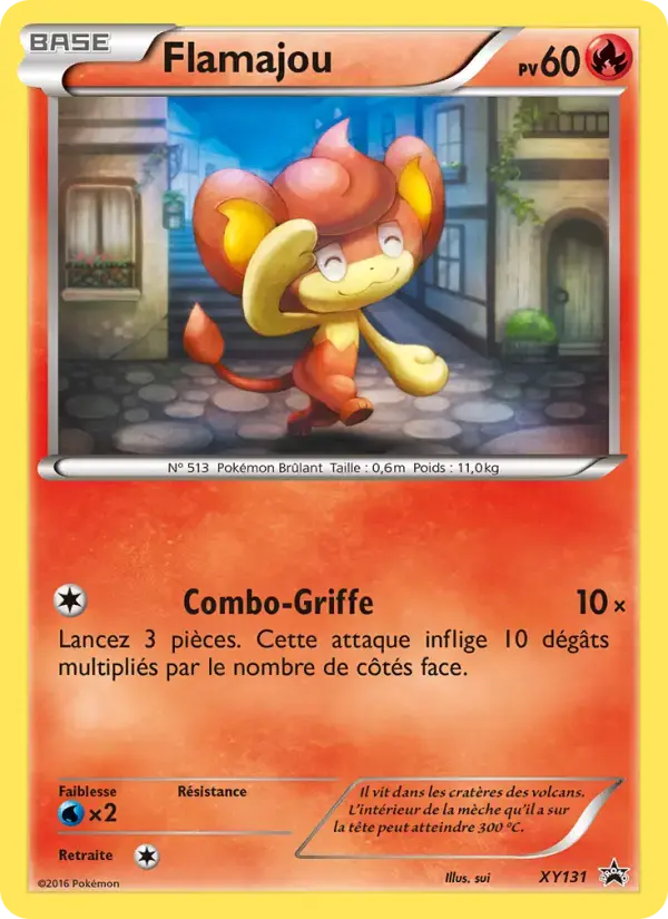 Carte Pokémon Flamajou #XY131 — Promos X&Y