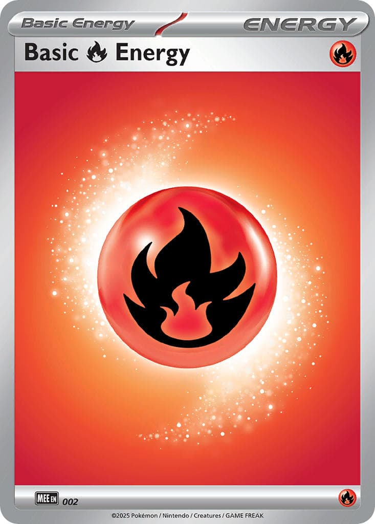 Carte Pokémon Énergie Feu #002 — Énergies Méga-Évolution