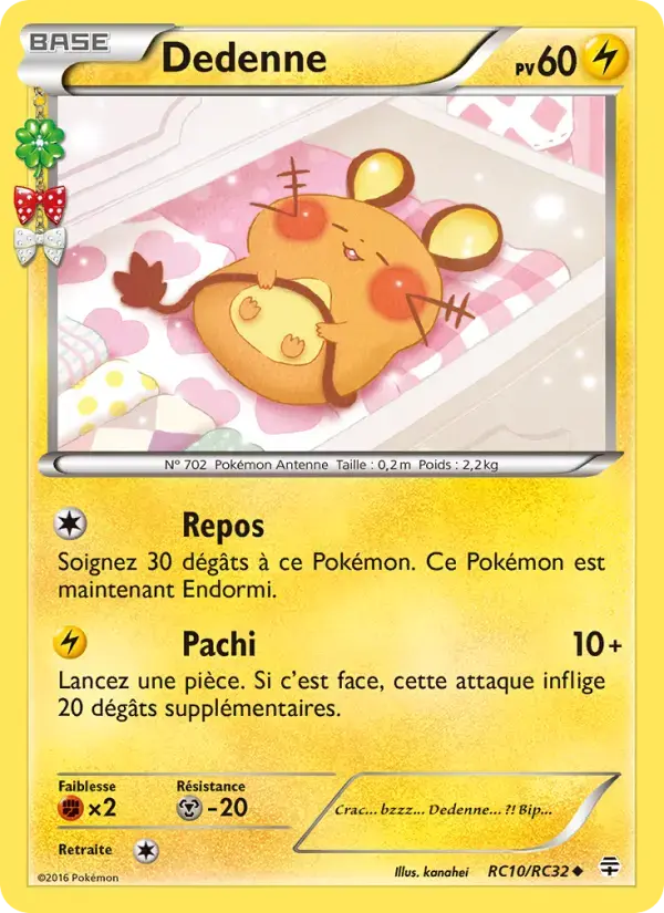 Carte Pokémon Dedenne #RC10 — Générations
