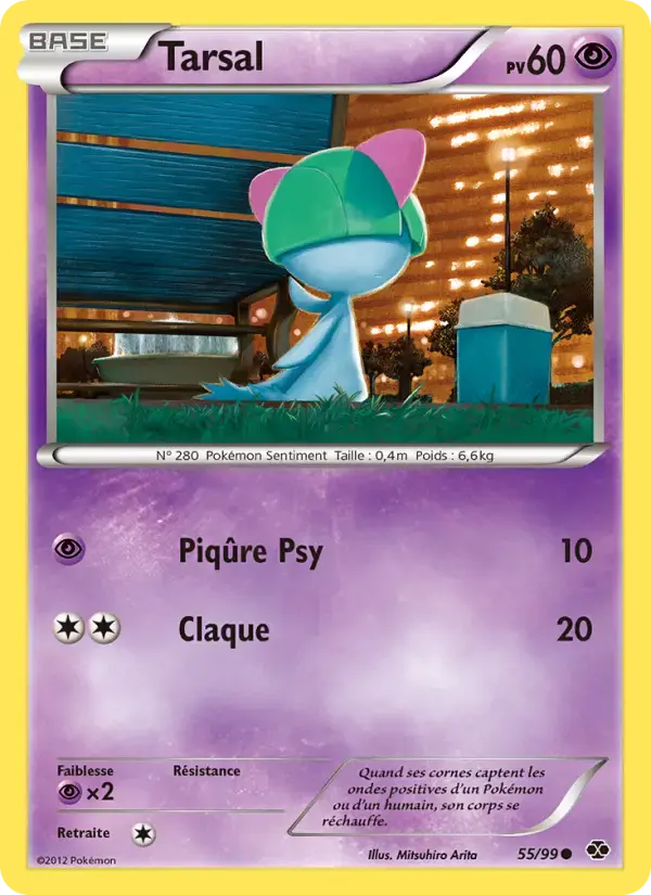 Carte Pokémon Tarsal #55 — Destinées Futures