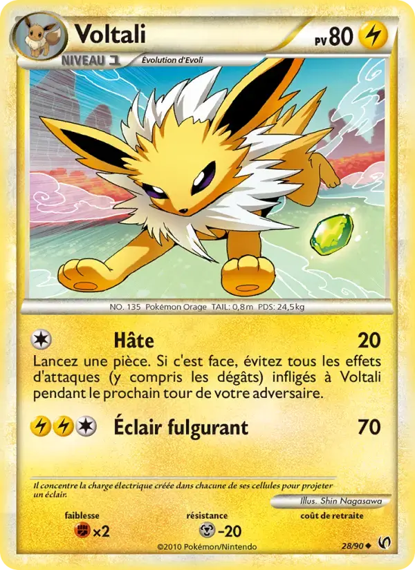 Carte Pokémon Voltali #28 — Indomptable