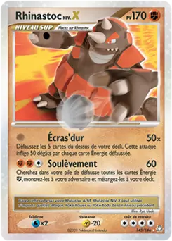 Carte Pokémon Rhinastoc #145 — Éveil des Légendes