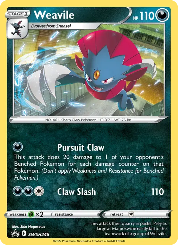 Weavile #SWSH246 — Sword & Shield Promos