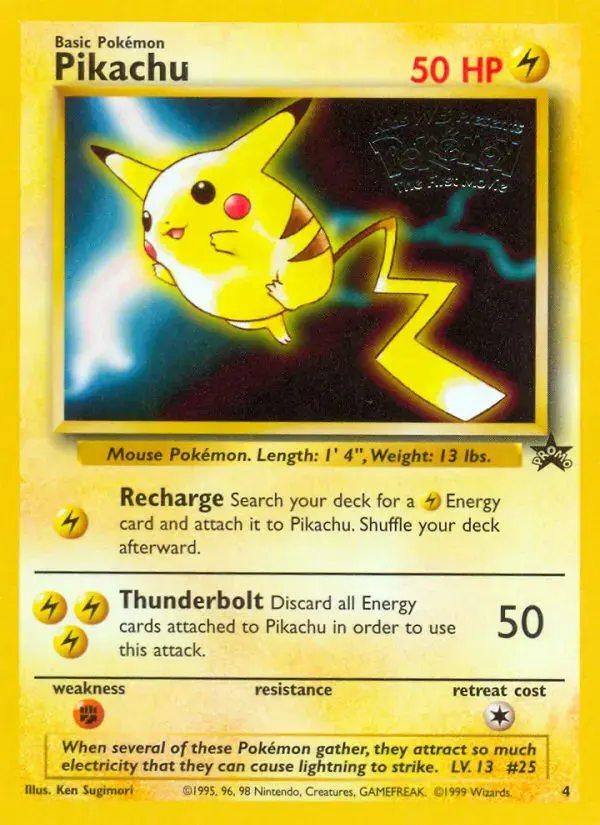 Carte Pokémon Pikachu #4 — Promos Wizards