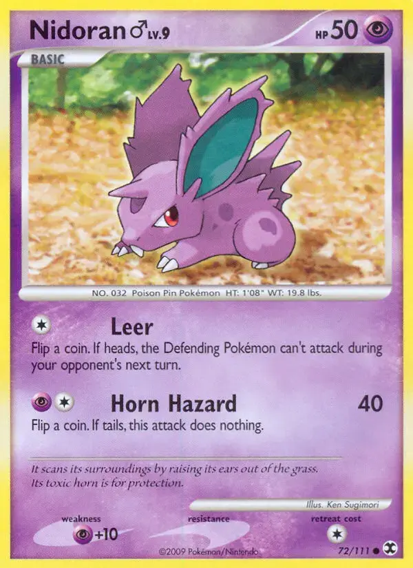 Nidoran♂ #72 — Rising Rivals