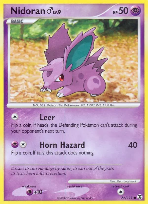 Nidoran♂ #72 — Rising Rivals