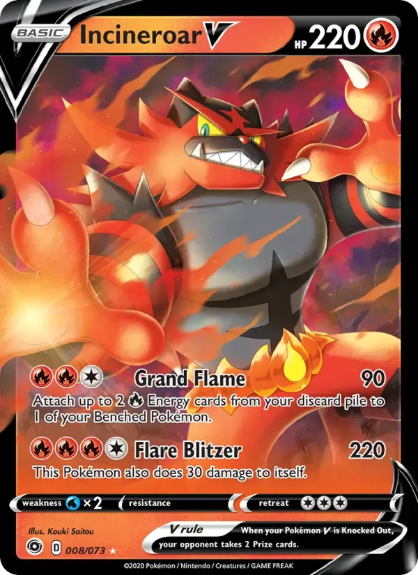 Incineroar V #8 — Champion's Path