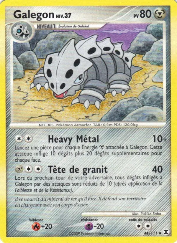 Carte Pokémon Galegon Niv. 37 #44 — Rivaux Émergeants