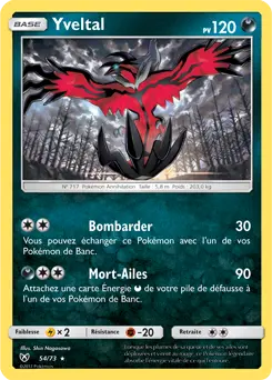 Carte Pokémon Yveltal #54 — Légendes Brillantes