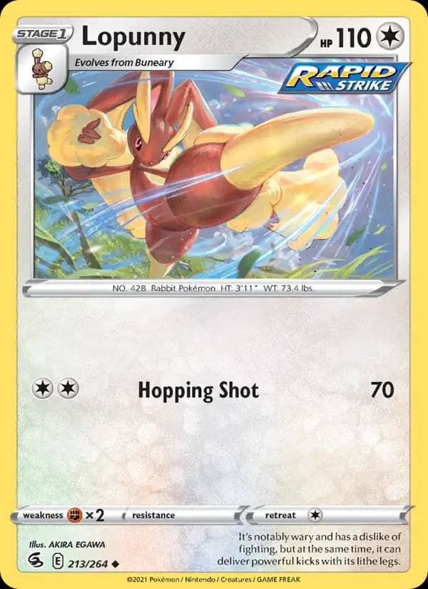 Lopunny #213 — Fusion Strike