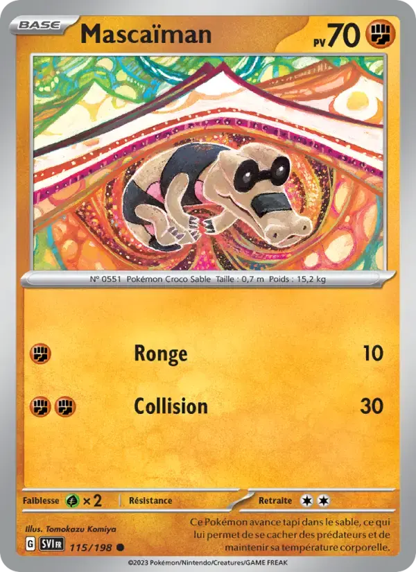 Carte Pokémon Mascaïman #115 — Écarlate et Violet