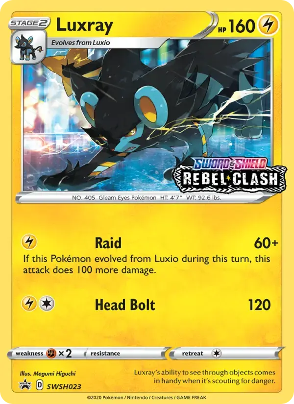 Luxray #SWSH023 — Sword & Shield Promos