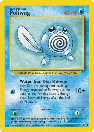 Poliwag #59 — Base Set