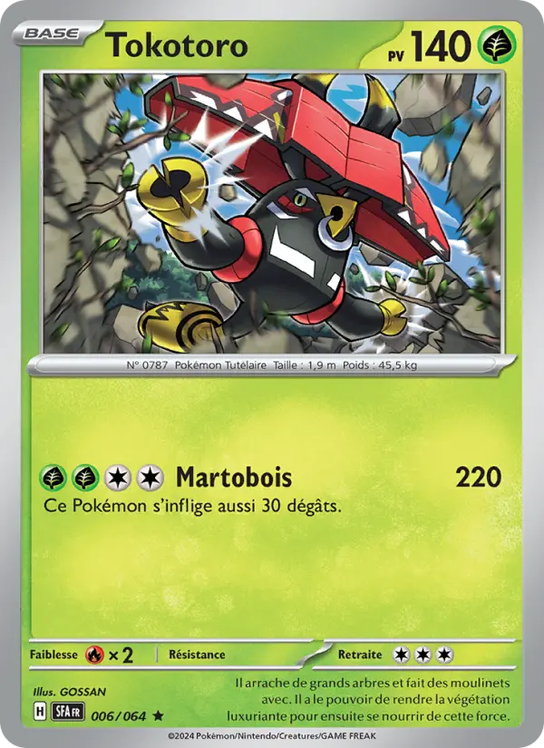 Carte Pokémon Tokotoro #006 — Fable Nébuleuse