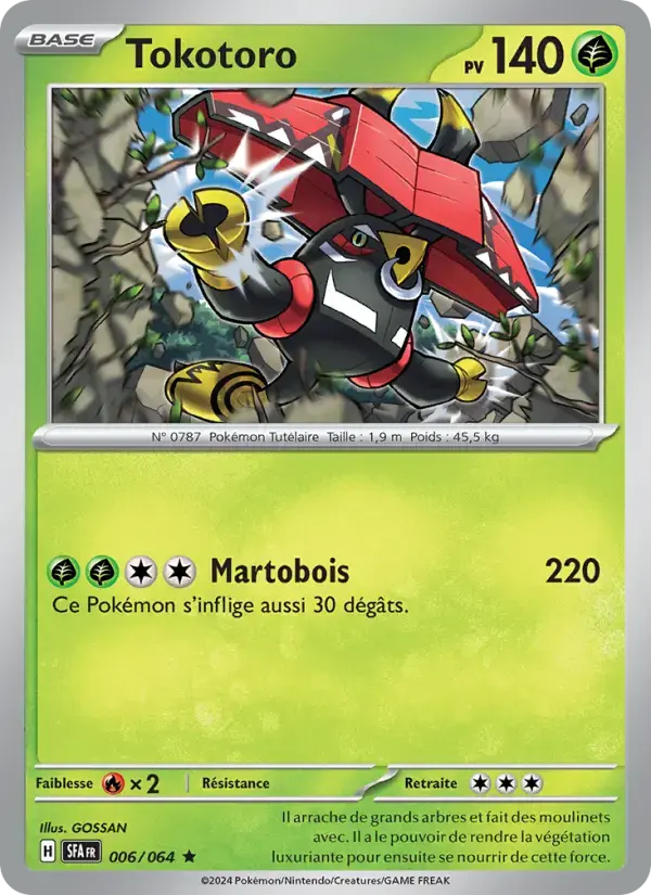 Carte Pokémon Tokotoro #006 — Fable Nébuleuse