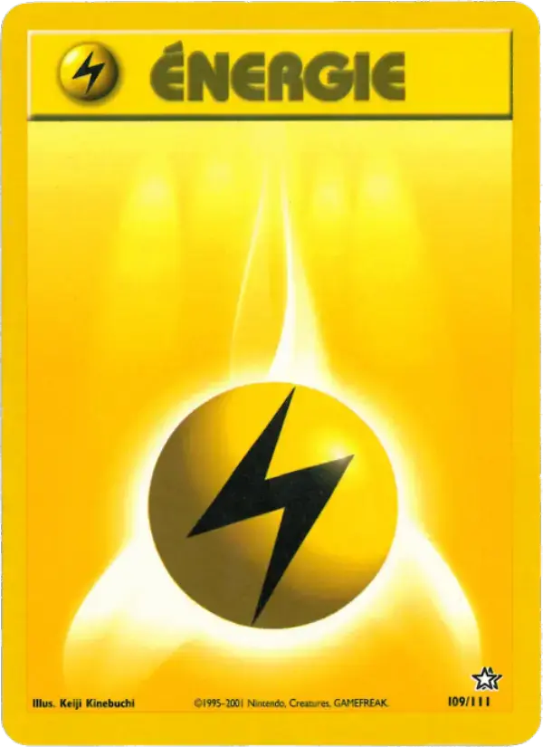 Carte Pokémon Énergie Électrique #109 — Neo Genesis