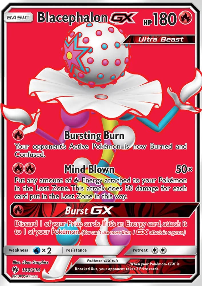 Blacephalon GX #199 — Lost Thunder